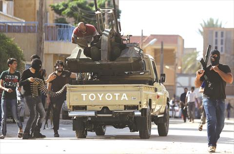 لاتزال الاشتباكات دائرة فى ليبيا رغم انعقاد حوار الفرقاء فى المغرب
